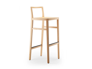 CLYDE - High solid wood stool - Stool by Rosconi