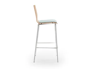 GARCIA - High upholstered stackable stool - Stool by Rosconi