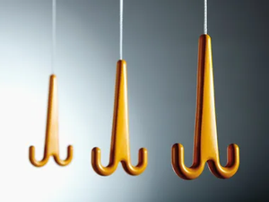 JONAS - Hanging aluminium coat rack - Accessories by Rosconi