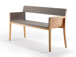 LI-LITH - Upholstered bench with back - Bench by Rosconi