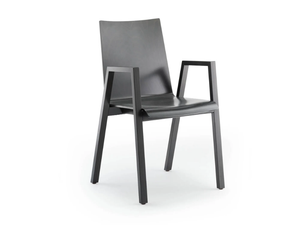 PAN - Stackable chair with armrests - Chair by Rosconi