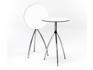 STAND UP - Round drop-leaf high table - Table by Rosconi