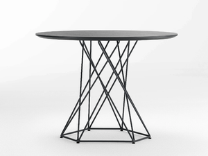 ASYMMETRY - Round high table - Table by Ross Gardam