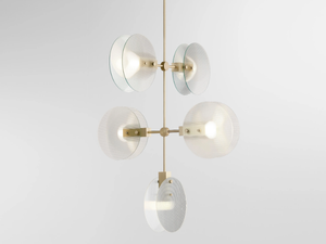 NEBULAE 15 - LED glass pendant lamp - Ceiling lamp by Ross Gardam