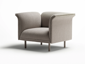 NOON - Fabric armchair with armrests - Armchair by Ross Gardam