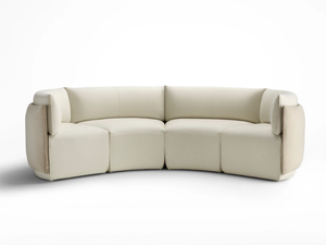 PLACE - Sectional curved fabric sofa - Sofa by Ross Gardam