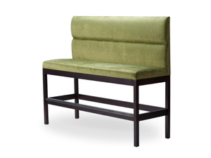 ARIS - Fabric bench with footrest high-back - Bench by ROSSIN