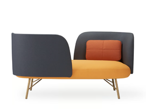 ELBA - 2 seater fabric sofa - Sofa by ROSSIN