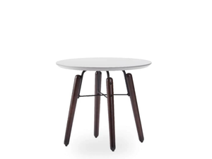 LUC - Round HPL coffee table - Coffee table by ROSSIN