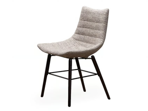 LUC SOFT - Upholstered fabric chair - Chair by ROSSIN