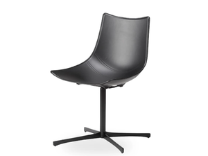 LUC - Swivel with 4-spoke base polyurethane chair - Chair by ROSSIN