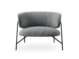 SAMURAI - Fabric armchair with armrests - Armchair by ROSSIN