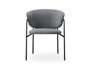 SAMURAI - Upholstered fabric chair with armrests - Chair by ROSSIN
