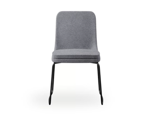 SOFIE - Sled base fabric chair - Chair by ROSSIN