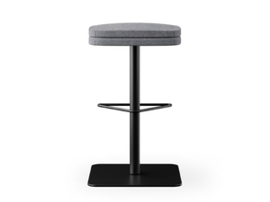 SOFIE - Swivel fabric stool with footrest - Stool by ROSSIN