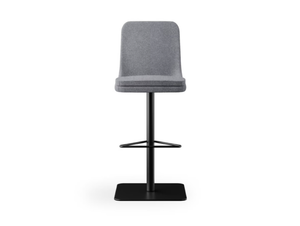 SOFIE - Swivel fabric stool with footrest - Stool by ROSSIN