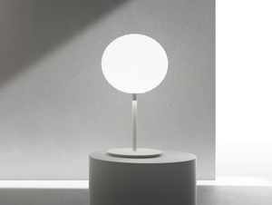 FLOW GLASS - LED blown glass table lamp with dimmer - Table lamp by Rotaliana