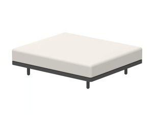 ALURA LOUNGE - Aluminium footstool - Pouf by Royal Botania