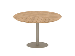 BUTLER - Round teak garden table - Table by Royal Botania