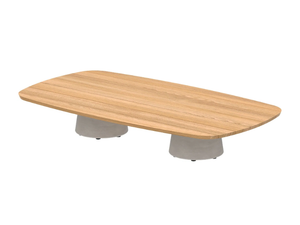 CONIX - Rectangular teak garden side table - Side table by Royal Botania