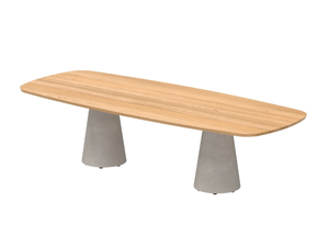 CONIX - Rectangular teak garden table - Table by Royal Botania