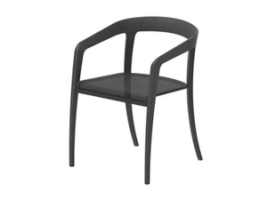 JIVE - Aluminium and Batyline® garden chair with armrests - Chair by Royal Botania