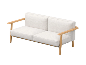 MAMBO LOUNGE - 2 seater fabric garden sofa - Sofa by Royal Botania
