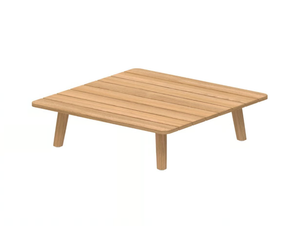 MAMBO LOUNGE - Square teak garden side table - Side table by Royal Botania