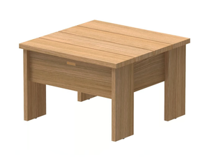 NEW ENGLAND - Teak coffee table / garden footstool - Side table by Royal Botania