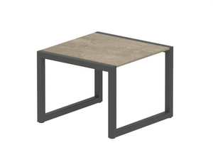 NINIX - Square garden side table - Side table by Royal Botania