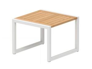 NINIX - Square teak garden side table - Side table by Royal Botania