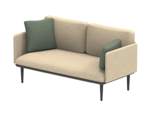 STYLETTO LOUNGE - 2 seater sectional fabric garden sofa - Sofa by Royal Botania