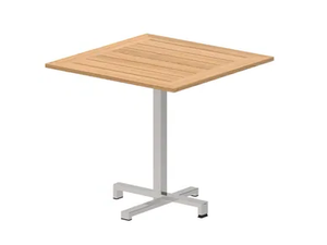 TABOELA - Folding teak garden table with 4-star base - Table by Royal Botania