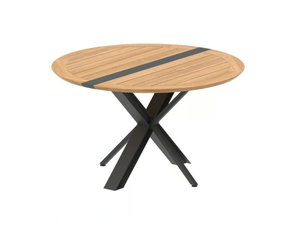 TRAVERSE - Folding round garden table - Table by Royal Botania