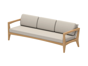 ZENHIT LOUNGE - 3 seater fabric garden sofa - Sofa by Royal Botania