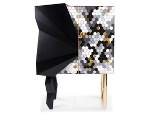 HONEYCOMB - Wooden highboard with doors - Door by ROYAL STRANGER