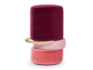 LIPSTICK - Velvet barstool - Stool by ROYAL STRANGER