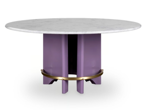 MEYER - Round Carrara marble table - Table by ROYAL STRANGER