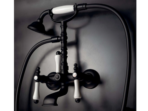 CLASSIC REVOLUTION - PRAGA - F7500CE - Wall-mounted bathtub set with hand shower - Tap by Rubinetteria Giulini