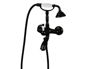 CLASSIC REVOLUTION - PRAGA - F7510CE - Wall-mounted single handle bathtub set with hand shower - Tap by Rubinetteria Giulini