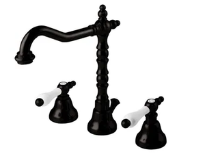 CLASSIC REVOLUTION - PRAGA - F7512ACE - 3 hole washbasin mixer with adjustable spout - Tap by Rubinetteria Giulini