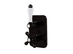 CLASSIC REVOLUTION - PRAGA - F8283-PRCE - 3 hole thermostatic shower mixer with plate - Shower by Rubinetteria Giulini
