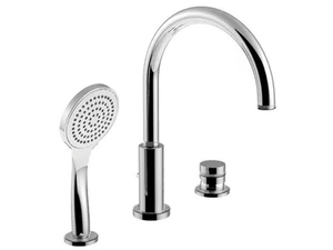 DELUXE - MYRING - FMR0065BDDL - Deck mounted 3 hole bathtub tap with diverter - Tap by Rubinetteria Giulini