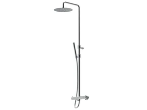 EGO - F8225WC-S-25X - Thermostatic shower set with hand shower with overhead shower - Shower by Rubinetteria Giulini