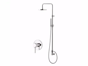 FUTURO - F6515WC-S - Wall-mounted shower panel with overhead shower - Shower panel by Rubinetteria Giulini