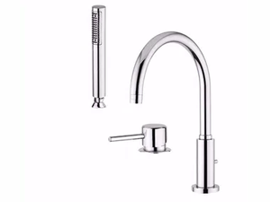 FUTURO - F6565BD - Bathtub set with diverter with hand shower - Tap by Rubinetteria Giulini