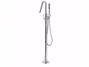 FUTURO - F6592 - Floor standing bathtub mixer with hand shower - Tap by Rubinetteria Giulini