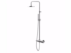 FUTURO - F8311-20 - Wall-mounted thermostatic shower panel with overhead shower - Shower panel by Rubinetteria Giulini
