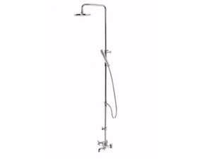 G3 - F7600WC-S - Wall-mounted shower panel with overhead shower - Shower panel by Rubinetteria Giulini