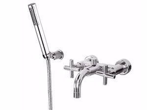 G3 - F7601 - Wall-mounted bathtub tap with hand shower - Tap by Rubinetteria Giulini